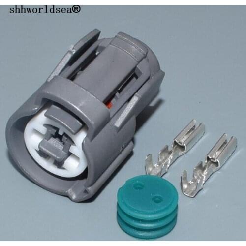 Shhworldsea 30sets 2.0mm 2pin 2way Intake Air Temperature Plug Pigtail Sensor Integra Case For Honda Civic 6189-0156