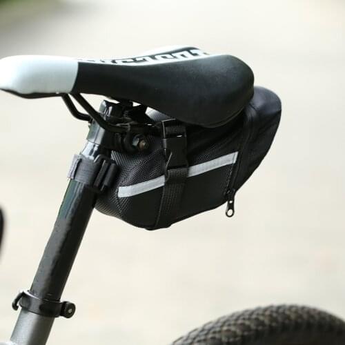 Portable Outdoor Bike Saddle Bag Waterproof Cycling Seat Pouch Seatpost Storage Bag Tail Rear Pannier Inner Tube Kit Case