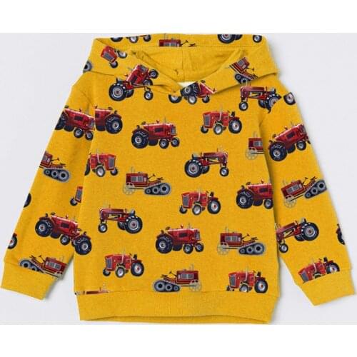 2021 New Kids Boys Cartoon Print Hoodie Sweatshirt Spring Autumn Baby Boys Long Sleeve Hooded Pullover Coat Children Clothes