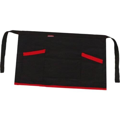 Kitchen Waist Apron with 2 Pockets Fashionable Catering Clothing