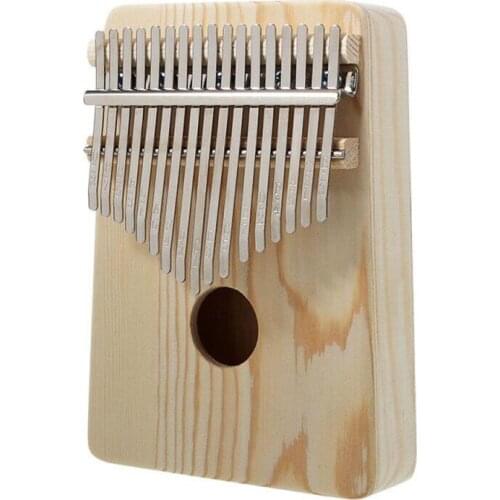 17 Key Kalimba Wood African Solid Mahogany Finger Thumb Piano Sanza For Beginners Musical Keyboard Entertainment Instruments