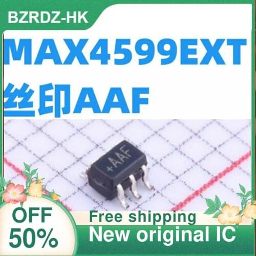 2-10PCS/lot MAX4599EXT+T MAX4599EXT AAF SC70-6 nuevo original
