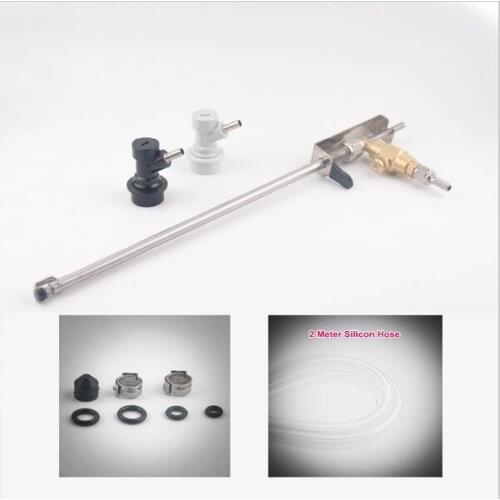 2019 new arrived 304 stainless homebrew Beer gun bottle filler Beer Co2 Carbornation Kit Homebrew bottling Equipment Beer gun