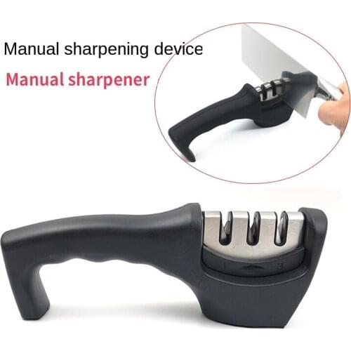 Knife Sharpener 3 Stages Professional Kitchen Sharpening Stone Grinder Knives Whetstone Tungsten Diamond Ceramic Sharpener Tool