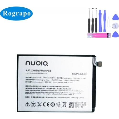 4060mAh Li3940T44P6h876442 Replacement Battery For ZTE Nubia Z18 / NX612J Mobile Phone Batteries Accumulator