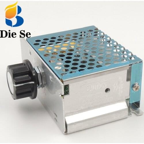 Single-phase Knob Adapter AC220V 4000W Continuously Variable Transformer for Motor Speed Regulator and LED Brightness Control