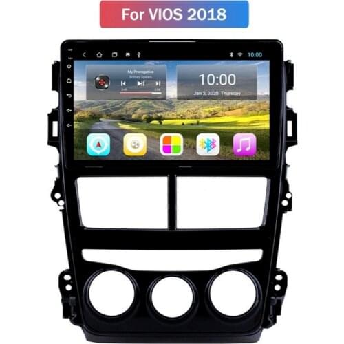 Android Octa Core Car GPS Nagavition For TOYOTA VIOS/YARIS 2017- Manual A/C Car Radio With With Wifi 4G AHD DSP CARPLAY