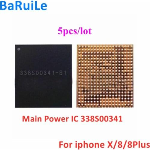 BaRuiLe 5pcs 338S00341 Main Power Supply IC U2700 338S00341-B1 Chip For iPhone X 8 8P Repair Part