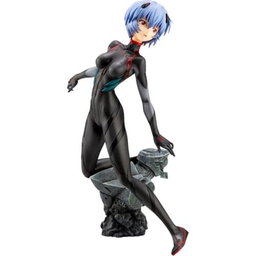 Evangelion Kotobukiya Ayanami Rei Combat Suit Japanese Anime 24.5Cm Anime Character Peripheral Toy Collections Model Ornament