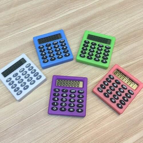 Boutique Stationery Small Square Calculator Personalized Mini Candy Color School Office Electronics Creative Calculator Gift