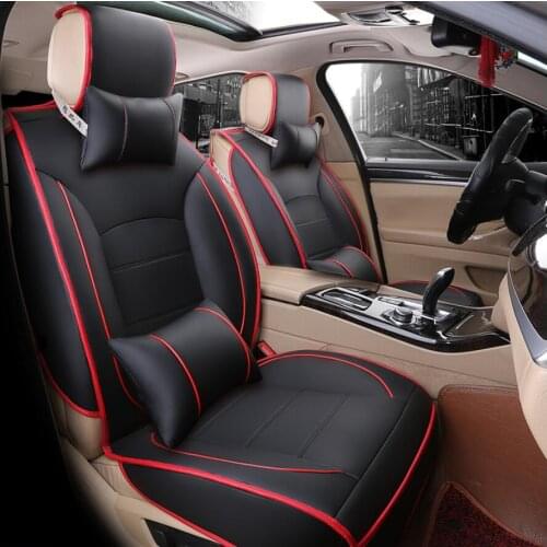 New Luxury PU Leather Auto Universal Car Seat Covers Automotive Seat Covers for toyota lada kalina granta priora renault logan