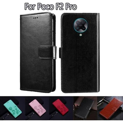 Flip Cover For Poco F2 Pro Case Phone Protective Shell Funda Case For Xiaomi Poco F2 Pro Wallet Leather Book Etui Hoesje Capas