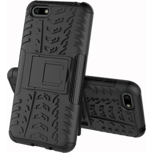 For Huawei Y5 Prime 2018 DRA-LX2 Y5 Lite DRA-LX5 Y 5 2018 DRA-L21 Case Heavy Duty Armor Hard Plastic Soft Silicone Stand Cover