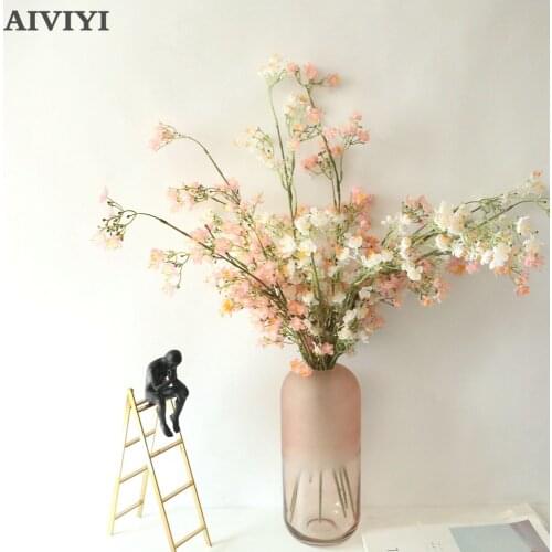 Two Forks Gypsophilabroken Flower Branches Fake Home Decor Wedding Decoration Artificial Flowers Christmas Party Desktop