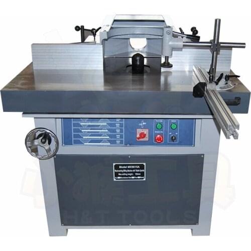 X5615A Wood shaper with tilting spindle & sliding table wood working tools sending by sea freefei520@163.com
