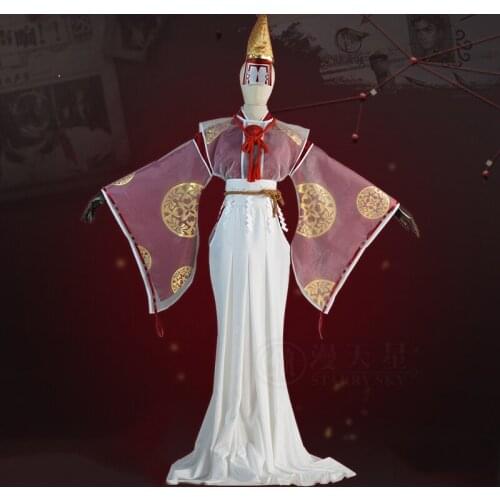 Game Identity V Michiko Third Anniversary Kimono Gorgeous Uniform Outfits Geisha Cosplay Costume Halloween Party Role Play Suits