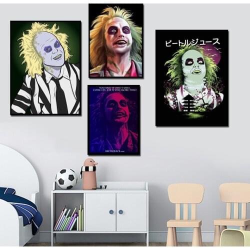 High-Definition And Prints Classic Horror Movie Poster Wall Art Picture Canvas Painting for Bar Room Decoration Home Déc