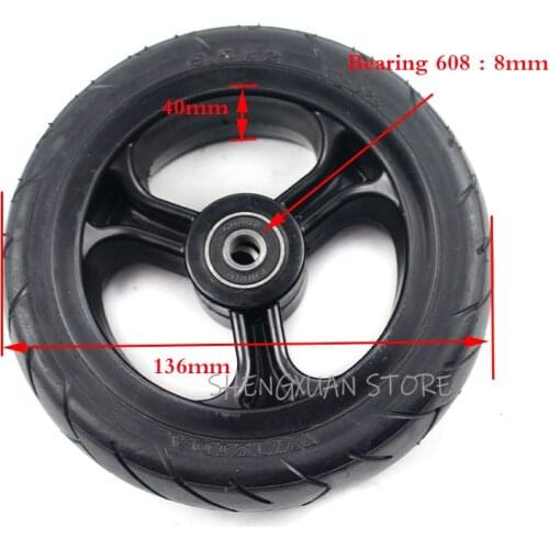 Free shipping 5.5 inch scooter wheel Scooter Tire for Wheelchair Rear Wheel factory original Scooter wheels
