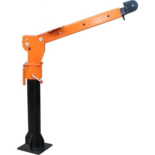Car Crane 500KG 12V24V 3000Lbs Truck Mounted Crane Lifting Machine Cantilever Hoist With Remoting Control And Handle