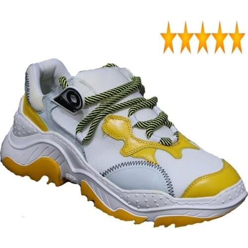 Real Men Designer Leather Sneakers Thick Sole Lace Up Harajuku Platform Luxury Trainers Street Hip Hop Shoes Zapatillas