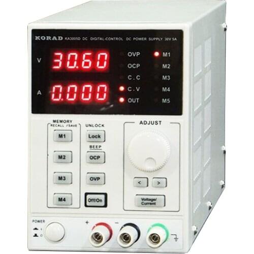 KA3010D linear programmable DC adjustable regulated power supply 0-10A 300W