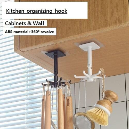 Multi-function Kitchen Hooks Organizers Bathroom Shelves Hangers Wardrobes Holders Accessories foldable hooks