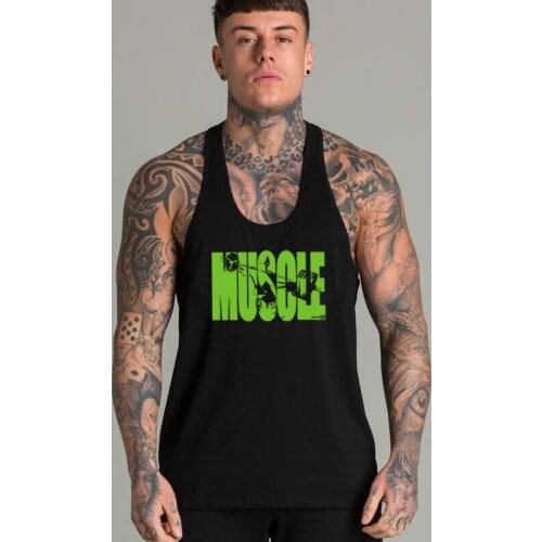 Muscle Guys Brand Men Tank Top Fashion Mens Tank Top Fitness Stringer Vest Casual shirts Sleeveless Undershirts Man Singlets