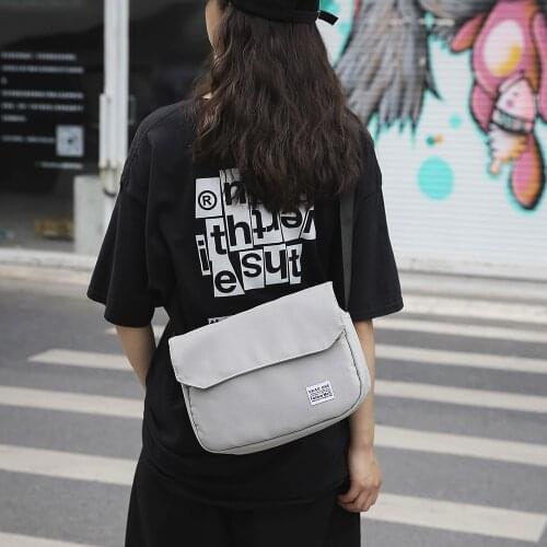 Mens Bag Crossbody Bags Canvas Handbags and Purses Hand Bag Shoulder Designer Men Small Nylon Messenger bags 2020 Fashion Black