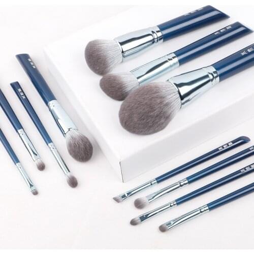 Fashion High Quality Face Mix Eye Makeup Brush Set 11 Pack Eye Shadow Blush Foundation Eyebrow Brush Professional Beauty Tools
