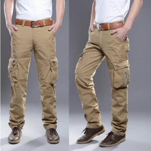 2020 New Tactical Pants Men Cargo Pants Army Joggers Cargo Tactical Pants Military Straight Casual Pants For Men Formal 38 Size