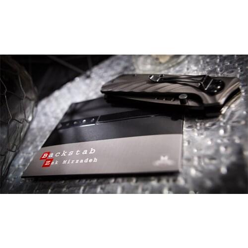 Backstab by Zak Mirzadeh (Online Instructions and Gimmick) Card Magic Tricks Close Up Magia Illusions Fun Magic Props