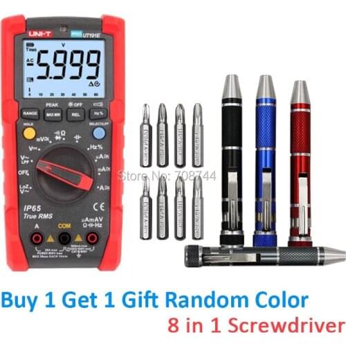 UNI-T UT191E Professional Multimeter; True RMS IP65 Waterproof / Dustproof Digital Multimeter, LoZ Voltage Measurement