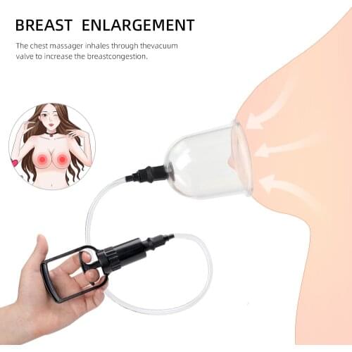Nipple Enlarge Vacuum Pump Cover Adults Sex Toys Pussy Pump For Vagina Clitoris Sucker For Women Vibrating Clit No Vibration