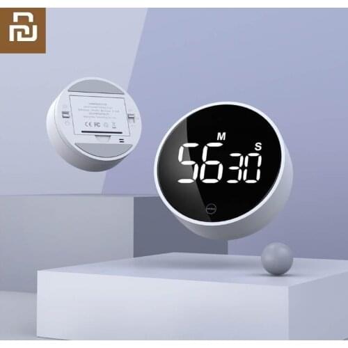 Xiaomi Miiiw Rotating Timer Brightness Adjustable Magnetic Kitchen Cooking Timer Alarm Clock LED Display