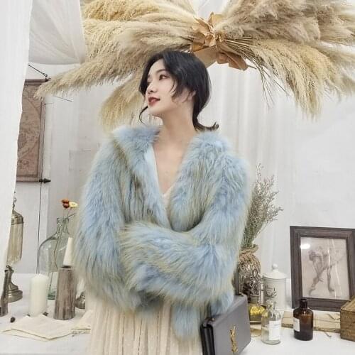 Women Clothes Winter Thick Warm Hooded Coat Real Fox Fur Jacket Overcoat Manteau Femme Hiver ZL532