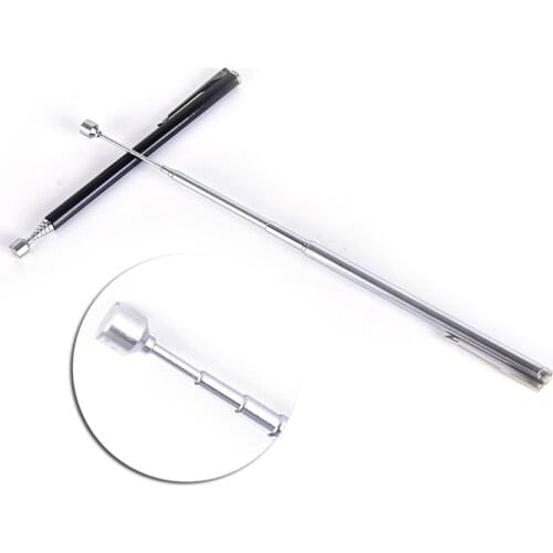 1pcs Stainless Steel Telescopic Magic Ballpoint Pen Pointer Pen Instrument Baton Section Kindergarten Teacher Teaching Supply