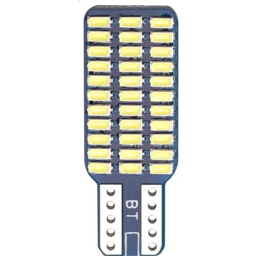 2x Car Auto Canbus Dome Reading Light W5w T10 168 194 Turn Signal License Plate Trunk Bulb White Blue Trunk Lamp Interior Light