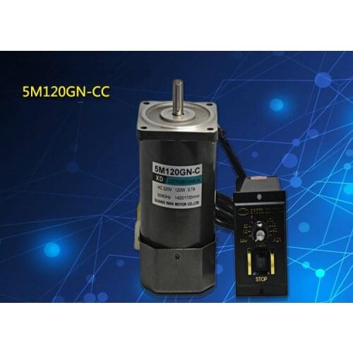 AC220V 120W 1400 / 2800rpm with miniature AC motor speed controller reversible Machinery / Power Tools / DIY Accessories motor