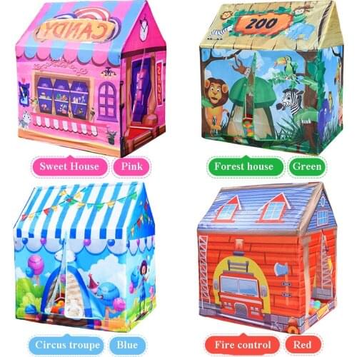 Creative Childrens Tent Play House Game Toy House Outdoors and Indoor Baby Girls Princess Boy Camping Tent Wigwam Awning Toys