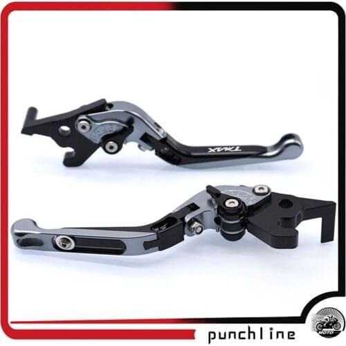 For YAMAHA T-MAX 500 TMAX 500 TMAX500 2001 2002 2003 2004 2005 2006 2007 Accessories Folding Extendable Brake Clutch Levers