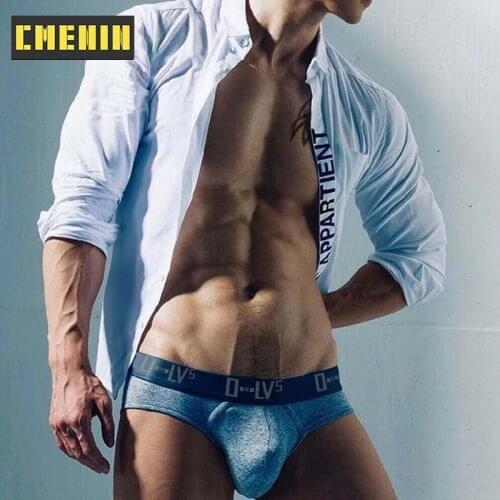 New Brand Cotton Sexy Underwear Men Jockstrap Low waist Briefs Men Bikini Gay Mans underwear Male Gay OR209