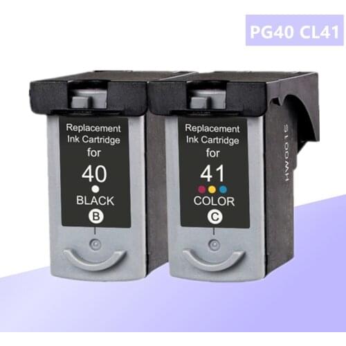 PG40 CL41 Compatible Ink Cartridge for canon PG 40 41 pg-40 cl-41 for printer iP1600 iP1200 iP1900 MP140 MP150 MX300 MX310 MP160
