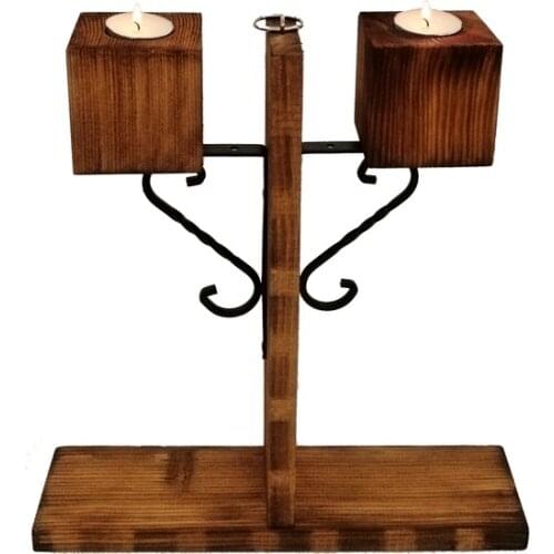 Imagine Hobby Art Breaking Dawn Natural Wooden candle Holder candle and candlestick свеча и подсвечник vela y candelero