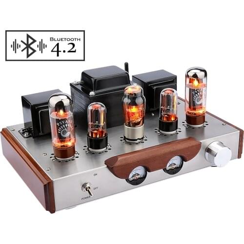 AIYIMA EL34 Preamp Tube Preamplifier Bluetooth Amplificador Class A HIFI Electron Tube Sound Amplifiers Home Audio Speaker