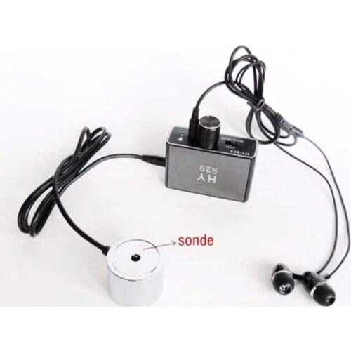 Anti Wiretapping Enhanced Version Super Sensitive Listen Thru-Wall Contact/Probe Microphone Amplifier System