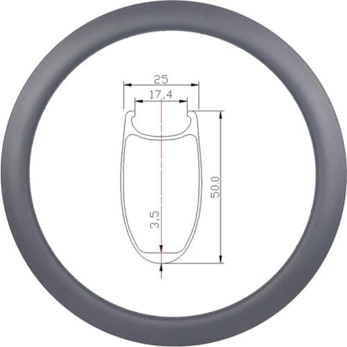 700c 50mm deep clincher U shape 25mm wide road disc carbon rim 20holes 24H 28H 32 holes disk brake bike UD 3K 12K matte glossy