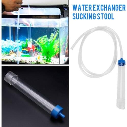 Fish Tank Aquarium Gravel Cleaner Syphon Vacuum Water Changer Pump Siphon Hose Tank Accessories