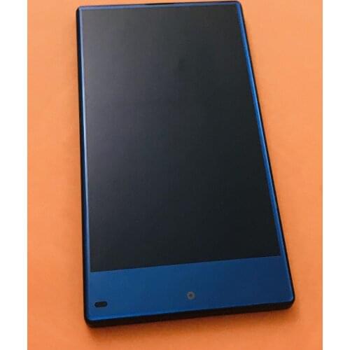 Used Original LCD Display+ Touch screen + Frame for Vkworld Mix Plus Free shipping