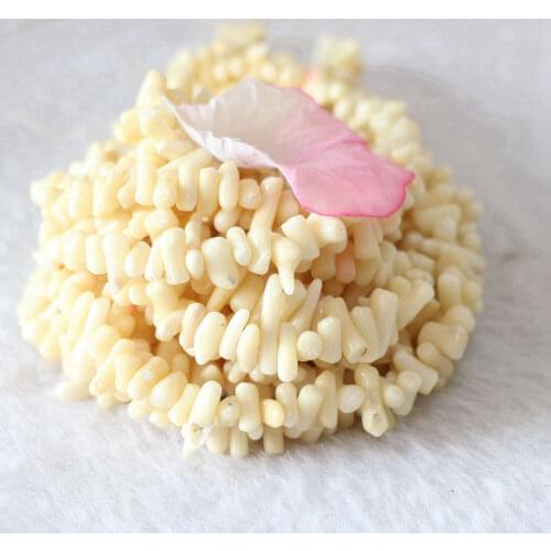 White coral irregular gravel chips 5-7mm natural semi-precious stone fashion loose beads elegant women jewelry 15inch B590