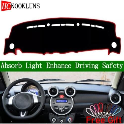 For lifan 330 330EV 2014 2015 2016 2017 Dashboard Cover Sun Shade Dash Mat Pad Carpet Car Stickers Interior Accessories